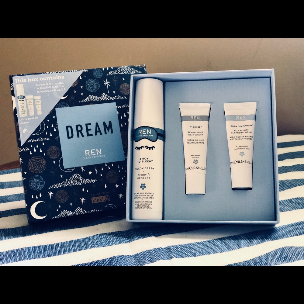 BNWT Ren Clean Skincare 3-piece Dream set